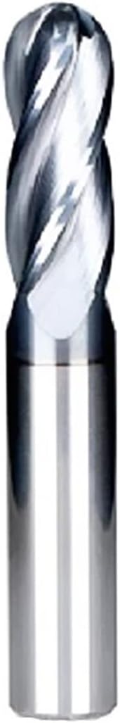 1pcs Ball Nose Carbide End Mill CNC Cutter Router Bits 4 Flute R0.5-R8 Spiral Milling Bit CNC Machine Milling Tool Cutter