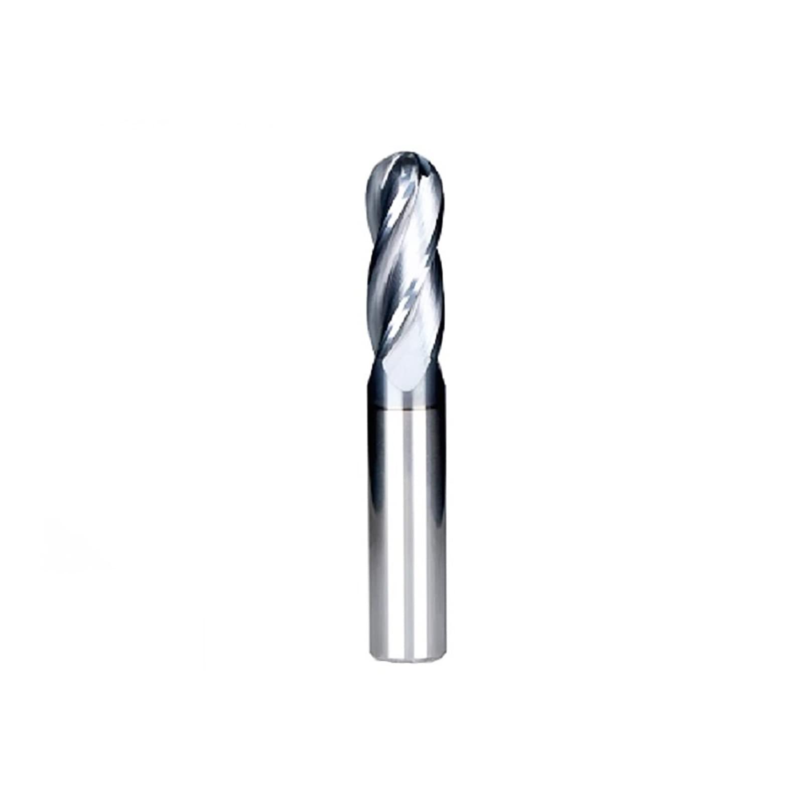 1 Pieza de Fresa de carburo de Punta esférica for CNC, Brocas de fresado en Espiral de 4 Flautas R0.5-R8, Herramienta de fresado for máquina CNC.