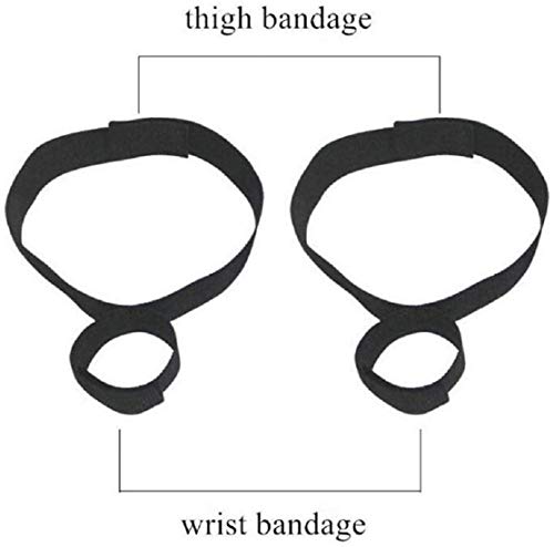 ENGOOL Yoga Straps Durable Nylom Game Straps Cuffs for Wrist Leg Cuffs Set