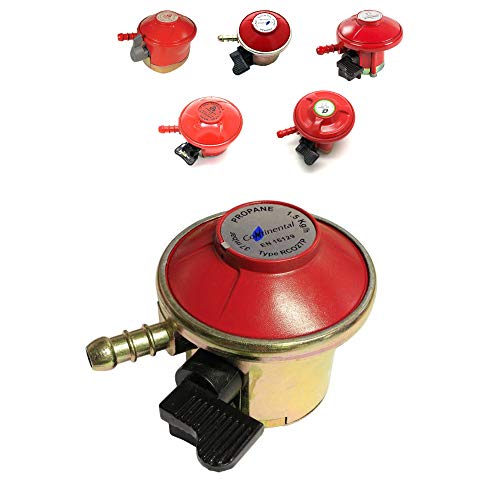 Clip On Type Gas Bottle Regulator for Patio Gas, Flogas, Calor Propane Bottles 27mm 37Mbar 1