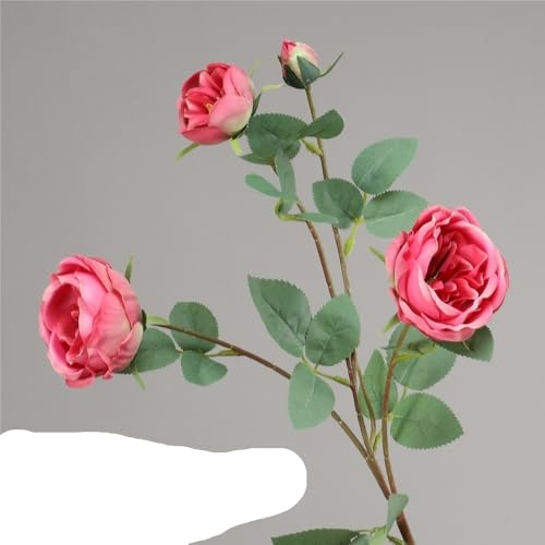 Flor seca simulada europea para decoración de mesa interior miniatura 1
