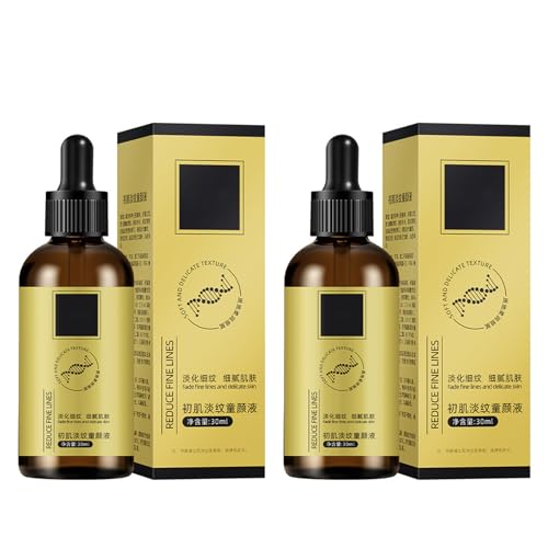 Suero antihrirle humorístico, crema de arrugas replicadas, suero requirador de beautykomi, esencia de cara firme y regordeta, para reducir las líneas finas, hidratar e hidratar (2pcs)