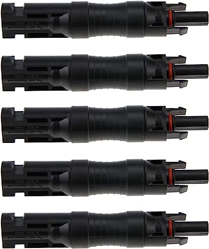 ZOOKOTO 5pcs Solar Panel PV Connector with Built in 10A 15A 20A 25A 30A 1000V Diode Waterproof Solar Panel Cable Connector (25A 1000V Not 25SQ045)