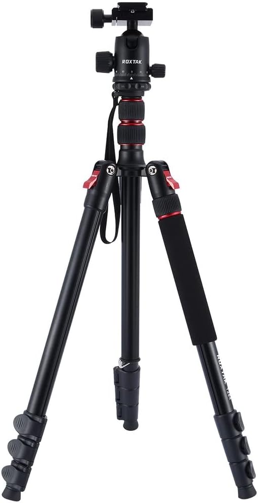 Treppiede per Fotocamera, Cavalletto Fotografico Verticale in Alluminio Professionale per...