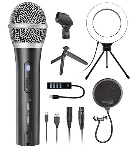 Best Promo Audio-Technica ATR2100X-USB Cardioid Dynamic Microphone (ATR Series) for Windows and Mac Bundle with Blucoil Pop Filter Windscreen, 6 Dimmable Selfie Ring Light, and USB-A Mini Hub Get Discount Offer Audio-Technica ATR2100X-USB Cardioid Dynamic Microphone (ATR Series) for Windows and Mac Bundle with Blucoil Pop Filter Windscreen, 6 Dimmable Selfie Ring Light, and USB-A Mini Hub