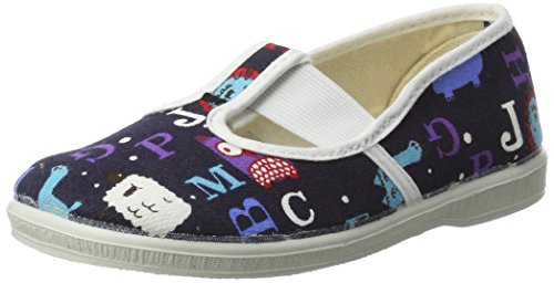 Beck ABC, Chaussons Garçon Mixte Enfant, Bleu/Bleu foncé, 34 EU