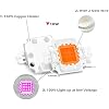 CHANZON High Power Led Chip 10W Full Spectrum Light (380nm - 840nm / 900mA / DC 9V - 11V / 10 Watt) SMD COB Emitter Diode Components 10 W Bead for DIY Lamp