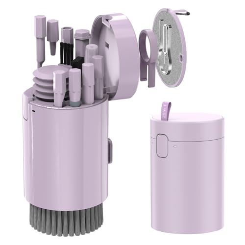 20-in-1 Laptop Phone Screen Keyboard Cleaner Kit, Multifunctional Cleaning Kit for AirPods, iPhone, iPad, Electronic Device Cleaning Tool for Camera PC Monitor Earbud TV Tablet Phone Car Screens