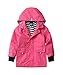M2C Boys Girls Hooded Waterproof Rain Jacket Cotton Lined Windbreaker