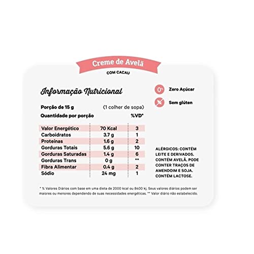 Creme de Avelã Com Cacau - 450g - Nutríssima, nutrissima