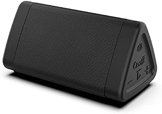 OontZ Angle 3 Bluetooth Portable Speaker, Louder Volume, Crystal Clear Stereo Sound, Rich Bass, 100 Foot Wireless Range, Microphone, IPX5, Bluetooth Speakers (Black)