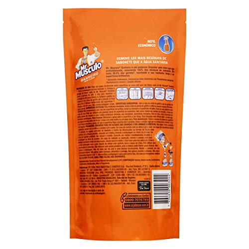 Limpador Mr Músculo Banheiro Total Refil 400ml