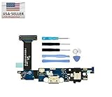 USB Charger Dock Charging Flex Port For Samsung Galaxy S6 Edge Sprint S6 G925P + Premium Tools