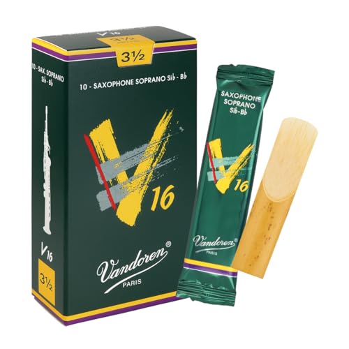 Vandoren V16 Soprano saxophone reeds, box of 10 - Strength 3,5