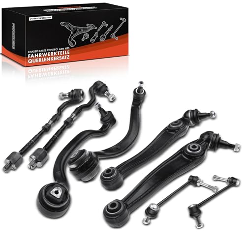 Frankberg 4x Querlenker+2x Axialgelenk+2x Koppelstange Vorne Kompatibel mit X5 E70 Alle Motoren SUV 2006-2013 X6 E71 E72 Alle Motoren SUV 2007-2014 Replace# 31126771893