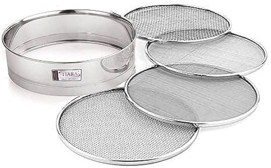Buy TIARA - Krishna 4 in 1 Stainless Steel Interchangeable Sieve