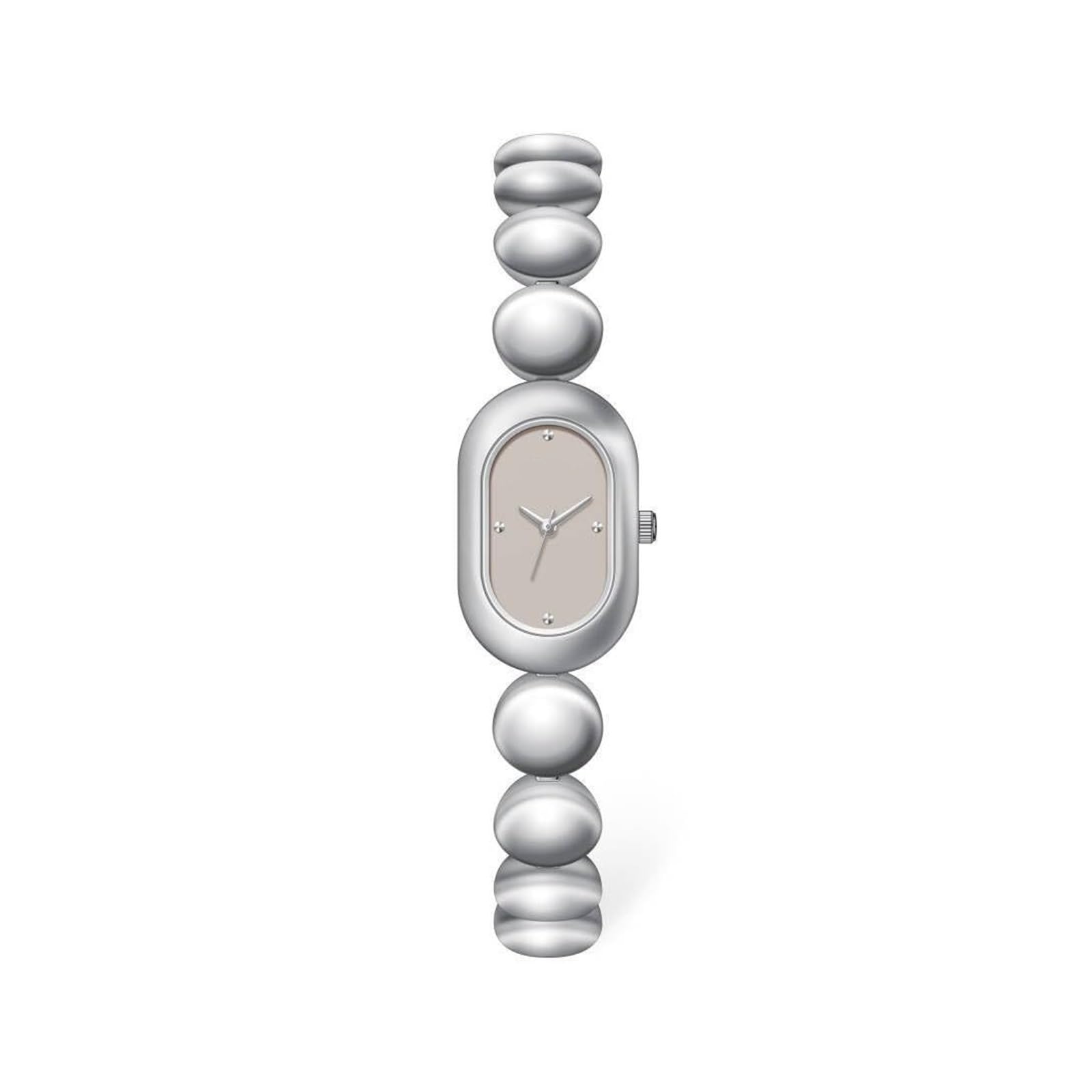 Orologi al quarzo delicati vintage da donna, cinturino minimalista di lusso, quadrante ovale, orologio da polso casual da donna