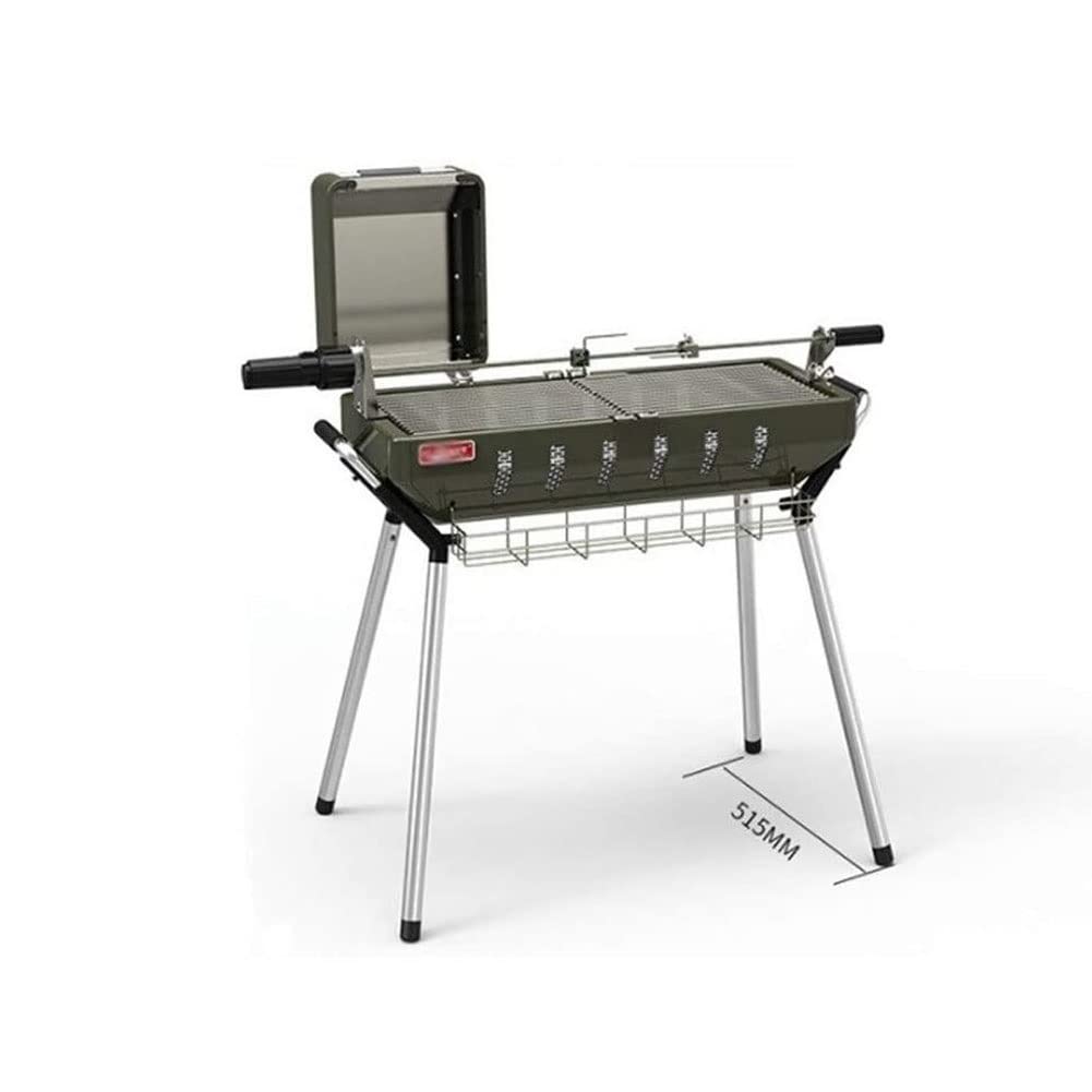 HIZLJJ Portable BBQ, Outdoor Charcoal Barbecue Grill for Small Grill Picnic Garden Terrace Camping Travel