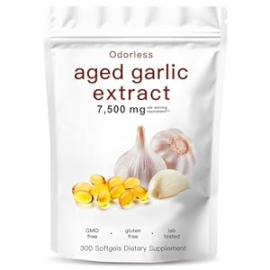 Aged Garlic Extract,7500mg Odorless...