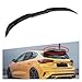 Compatible for Ford Focus MK4 ST-LINE 2019 2020 2021 Car Rear Roof Tail Wing Spoiler Glossy Black Rear Trunk Spoiler Splitter Body Trim Kit(Glossy Black)
