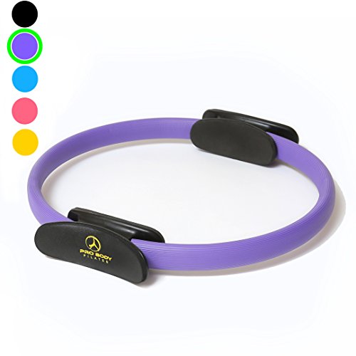 Pilates Ring - Superior Unbreakable Fitness Magic Circle for Toning Thighs, Abs and Legs (Purple)