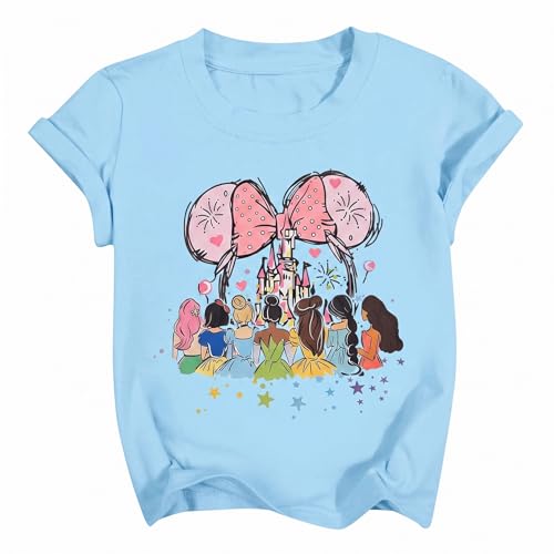 Image of Magic Kingdom Shirt for Girls - Princess Magical Shirts Cute Graphic Kids Toddler Holiday Vacation Tee Top