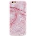 VIVIBIN iPhone 6 Plus Case for Girls,iPhone 6s Plus Case for Women,Cute Pink Marble Clear Bumper Best Protective Soft Silicone Rubber Matte TPU Cover Slim Fit Phone Case for iPhone 6 Plus/6s Plus