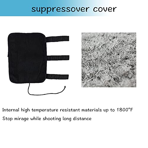 Otomitake Suppressor Cover High Temp Alpha Heat Rifle Blocker Covers Pouches 7.5 Inch #TOP1