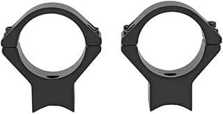 Talley Lightweight Alloy 30mm Medium Black Base Scope Rings