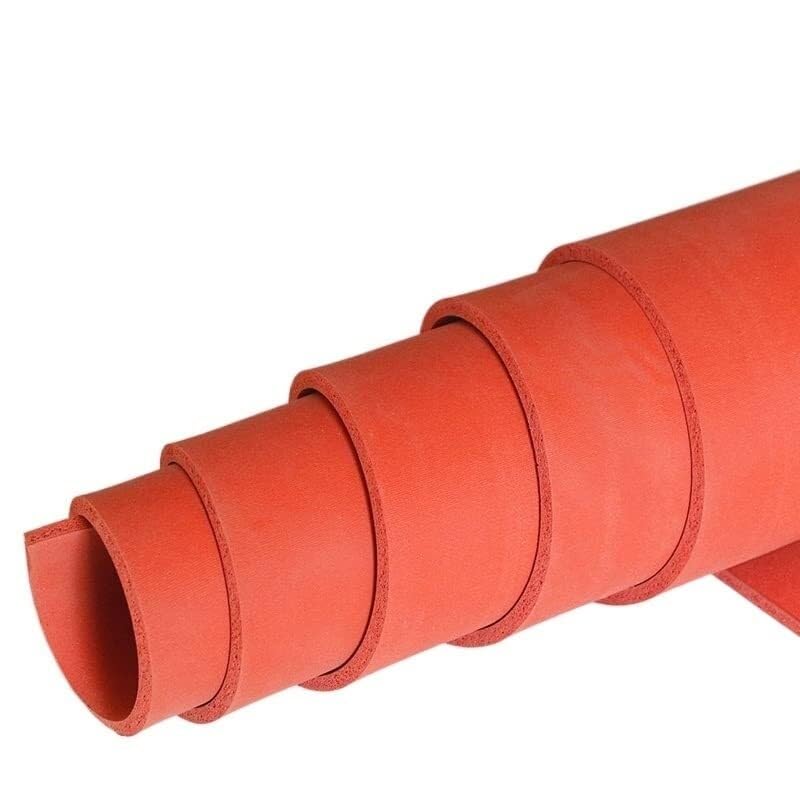 Rote Silikonschaumplatte 1-20mm, hitzebeständig, geschlossenzellig
