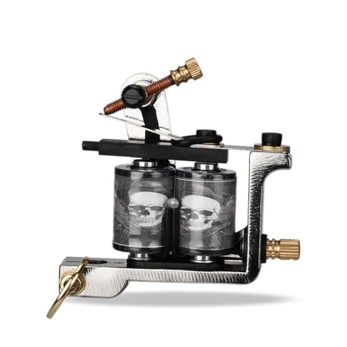 2 PCS FONGKNOX Professional Coil Tattoo Machine 10 Wraps Coil Shader Machiner 2300O r/m Tattoo Supplies