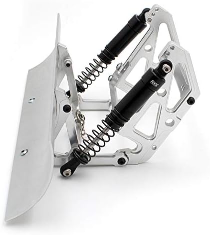 KYX Racing Aluminum Alloy Universal Snow Shovel Snow Plow Blade Kit for 1/10 RC Crawler Car Axial SCX10 90046 TRX-4 TRX4
