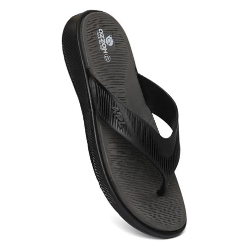 Image of OZZOH Flip-Flops For Men | Durable | Comfortable | Outdoor | Adventure | EVA Sole | PVC Strap | Long lasting | Men Slippers For Daily Use