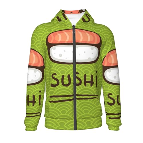 Friut Avocado Kid Hoodies Boys Zip Up Sweatshirts Girls Pullover with Pocket2