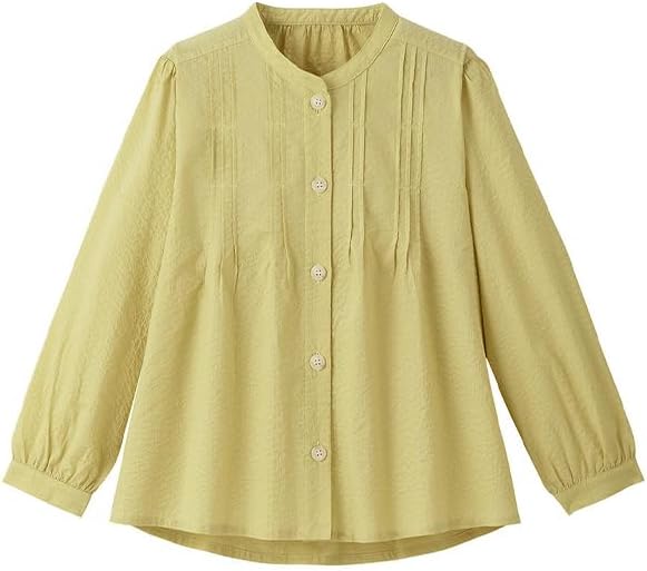 [ワコール] らくラクパートナー DAL117 ブラウス アウター トップス 羽織 長袖 10分袖 綿100% 前開きタイプ SP 前開き tシャツ レディース