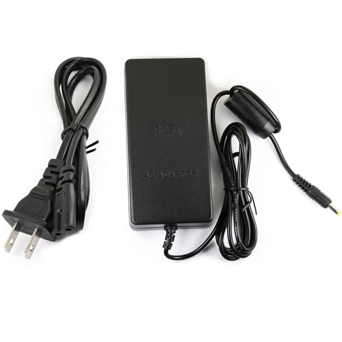 jujinglobal for 8.5V Power Adapter Supply for PlayStation PS2 Slim 70000 Console Charger Cable Cord AC A/C