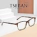 TSEBAN Blue Light Blocking Glasses Computer Gaming Glasses for Women Anti Eye Strain/UV/Glare Eyeglasses