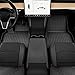 OEDRO Tesla Model Y Juniper Floor Mats 2025 2026 Custom Fit All-Weather TPE Model Y Juniper Back Seat Protector, Cargo Liner, Trunk & Interior Model Y Accessories