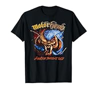 Motörhead APD Bootleg design. Official Motörhead Merchandise Motörhead T-Shirts for Men, Women, Girls and Boys; Motörhead Iron Fist 40th Merchandise Lightweight, Classic fit, Double-needle sleeve and bottom hem