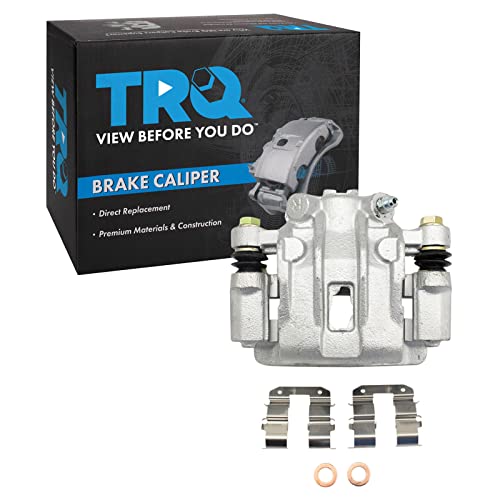 Image of TRQ Rear Right Brake Caliper w /Bracket Passenger Side