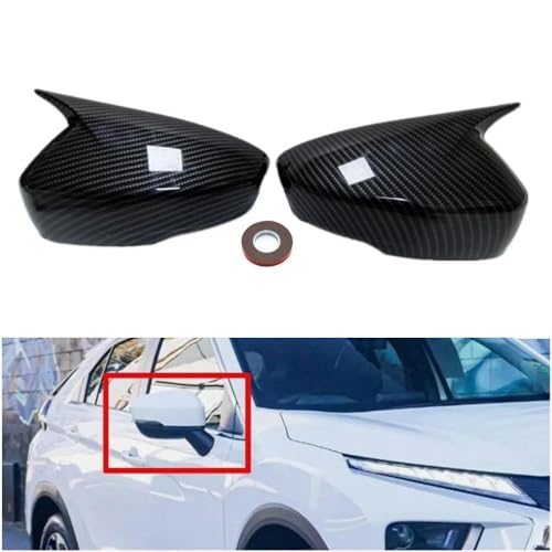 Protection rétroviseur Eclipse Cross carbone ABS contre rayures pour Mitsubishi - 2