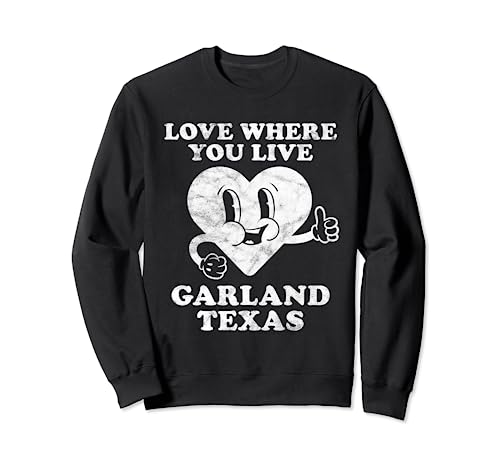 Guirnalda retro vintage Texas Lover Sudadera