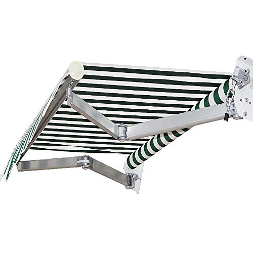 Mallas anti-heladas DEWUFAFA Toldo Manual De 3 M: Toldo DD Jardín con Cubierta de Bricolaje Verde (6.5 Pies) Completo con Accesorios Y Palanca de Mano (Size : 3m (Retractable 2.5m)) Cover