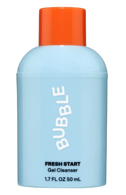 wwj Bubble Fresh Start Gel Facial Cleanser 1.7 Oz. Dermatologist Tested. For All Skin Types. Vegan and Cruelty Free.