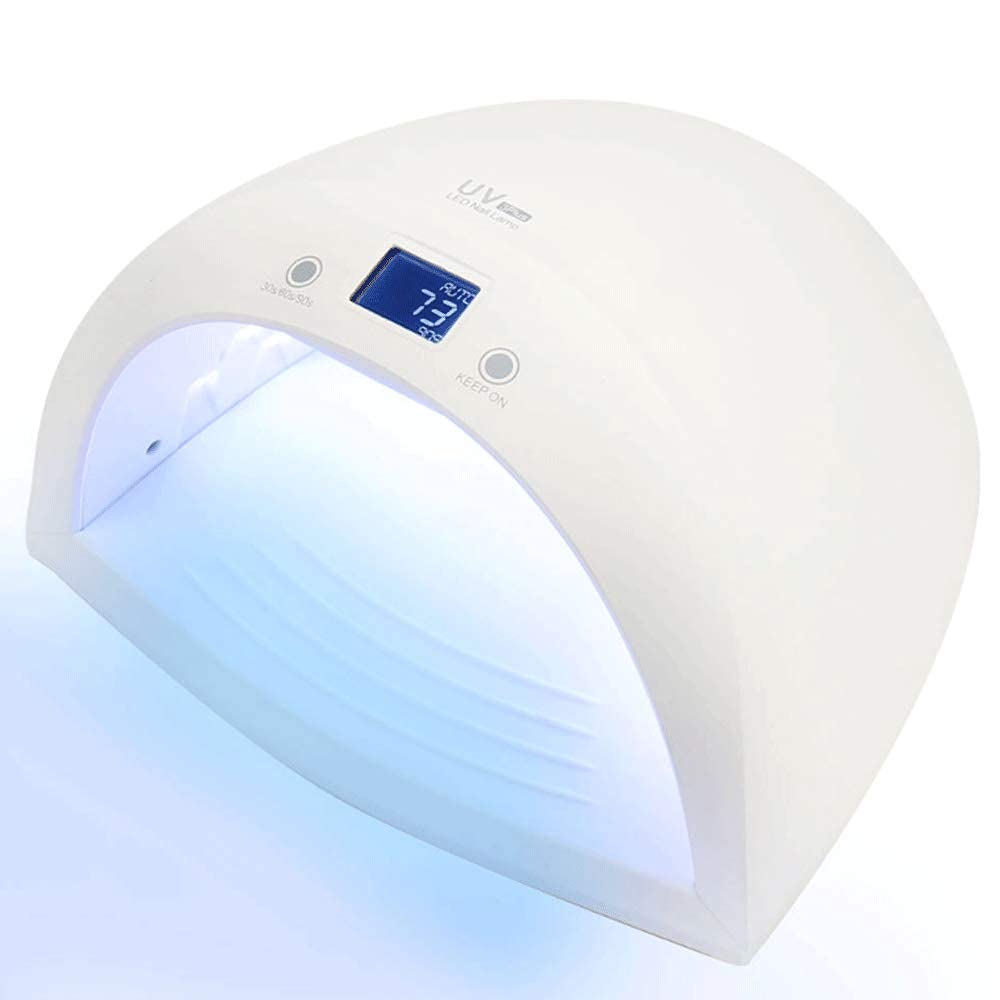 Lampada per unghie a LED ricaricabile senza fili portatile, essiccatore per unghie ricaricabile da 60 W, per unghie in gel e amp; Lampada per la cura delle unghie dei piedi Lampada per unghie con ba