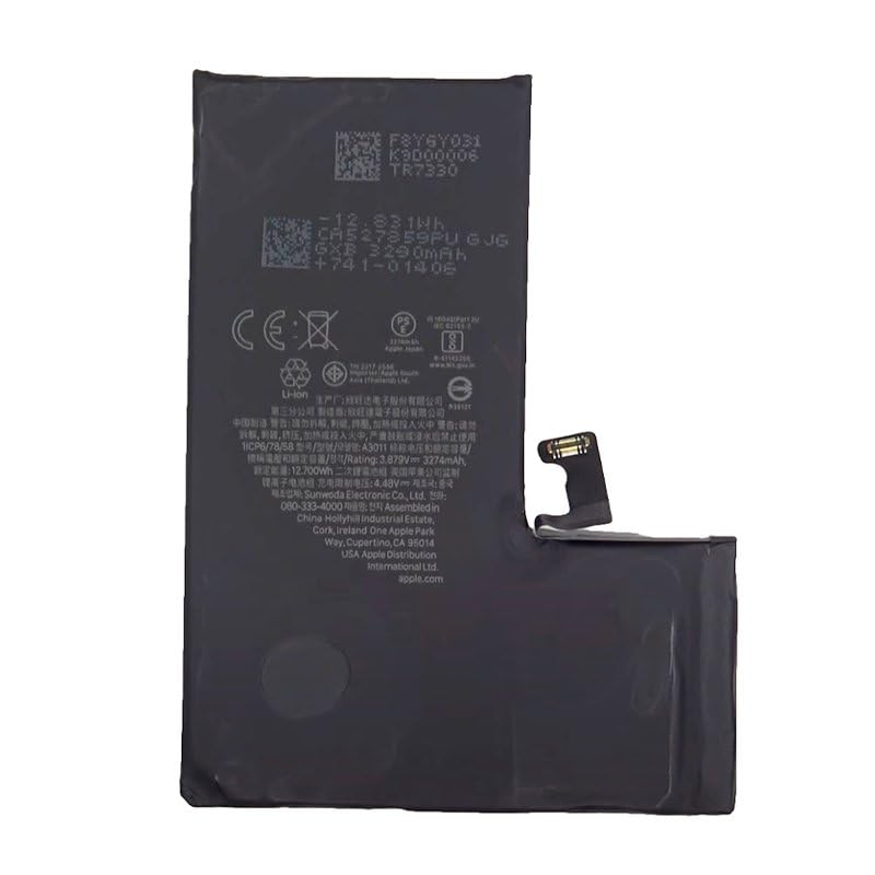 Batterie Cool compatible pour iPhone 15 Pro de remplacement haute capacité