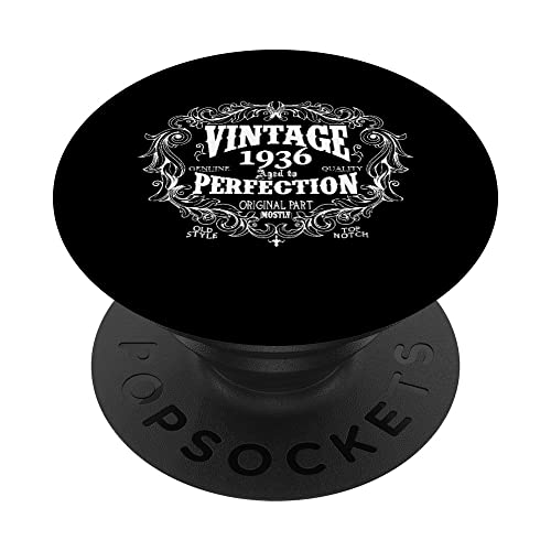 Nacido en 1936 regalos de cumpleaños 87 cumpleaños 87 años PopSockets PopGrip Intercambiable