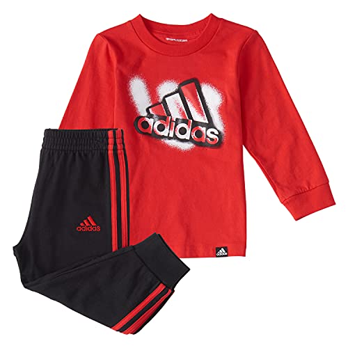 Set de jogger de algodón y camiseta con acabados premium de alta resistencia
