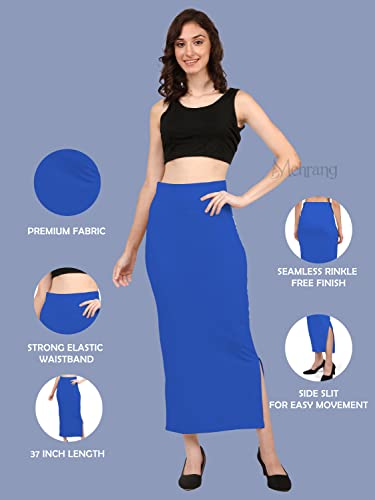 Image of Mehrang Stretchable Saree Shapewear Petticoat for Women, Cotton Blended,Petticoat,Skirts for Women,Shape Wear Dress for Saree