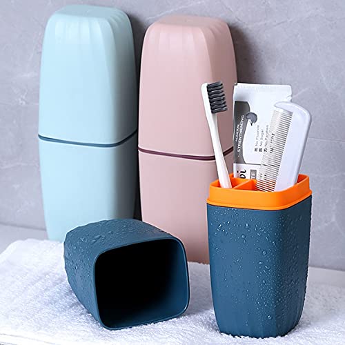 Travel Toothbrush Cup Case,Toothbrush Holder With Cover Travel Toothbrush Containers Portable Toothpaste Storage Toothbrush Case And Carrier For Camping School Business Trip Bathroom #TOP5